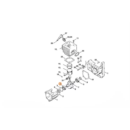 STIHL  Łożysko kulkowe 15x35x13 9523 003 4260